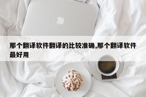 那个翻译软件翻译的比较准确,那个翻译软件最好用